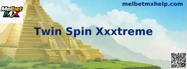 Pantalla principal de Twin Spin Xxxtreme con estética retro neón